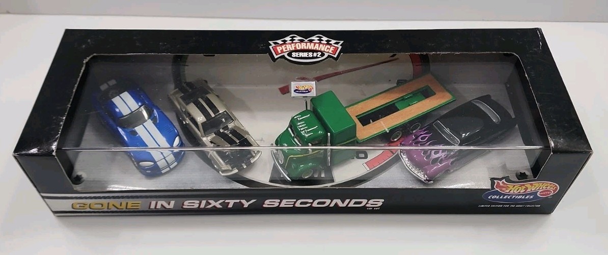 Hot Wheels 1999 “Gone In Sixty Seconds” , ’49 Merc, Viper, ’67 Mustang, Truck