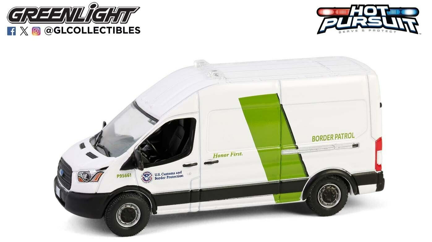 GREENLIGHT 1:64 HOT PURSUIT SPECIAL EDITION US CUSTOMS & BORDER PATROL 6PC 43035