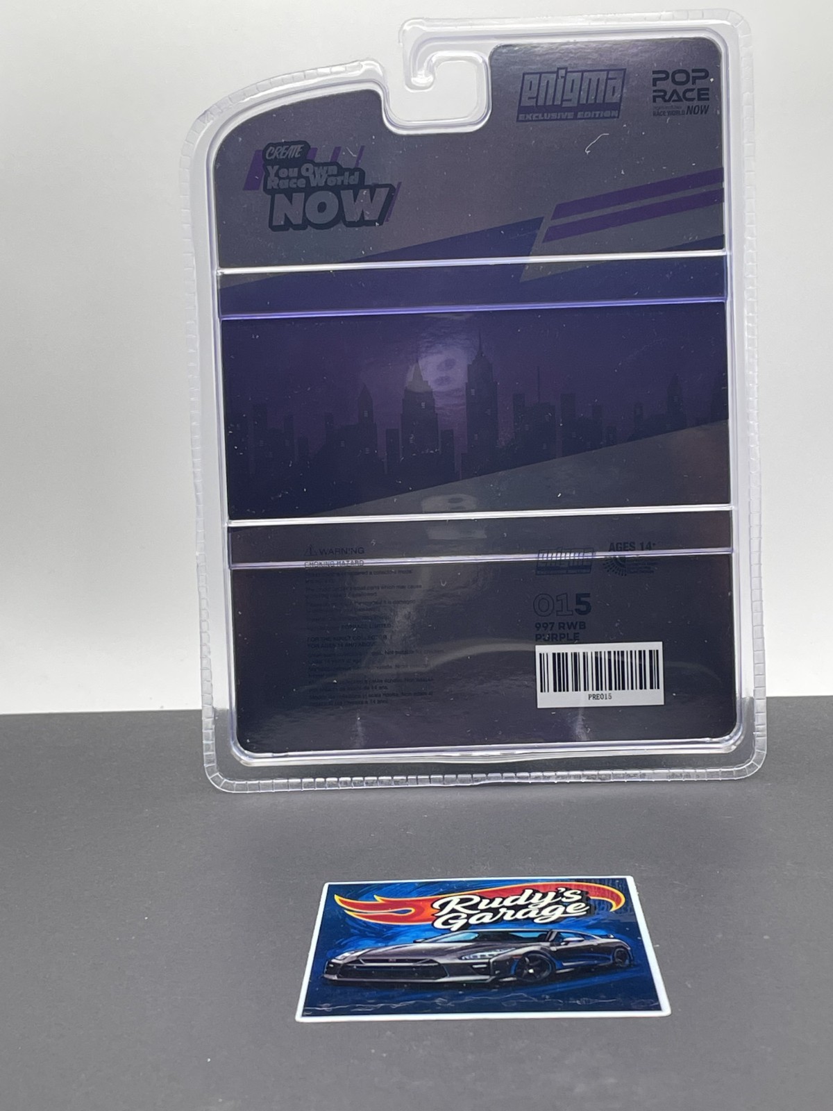 Pop Race Enigma Exclusive Purple Porsche RWB 997 #015