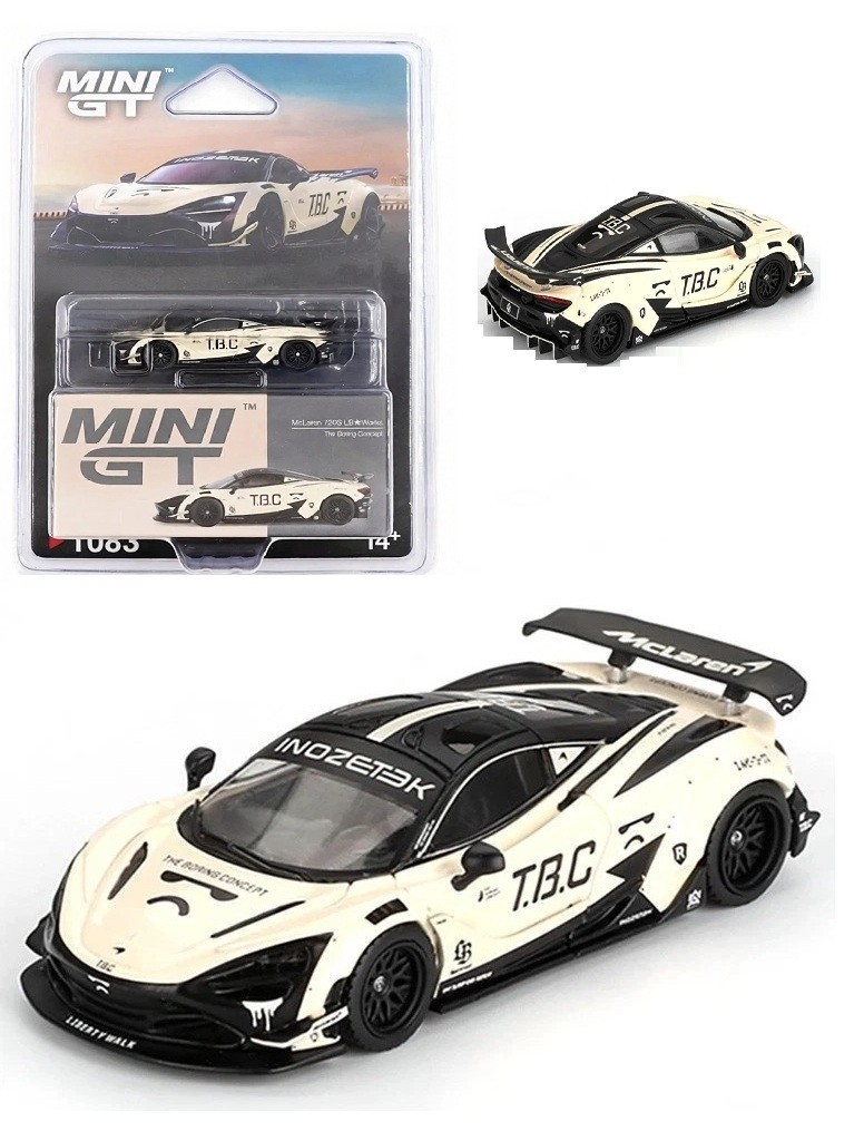 Mini GT 1:64 McLaren 720S LB-Works The Boring Concept Diecast Model MGT01083-2I