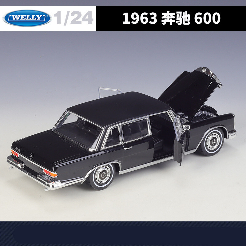 Mercedes-Benz 600 Alloy Car Model Diecasts Metal Classic Old Car Child Toy Gift
