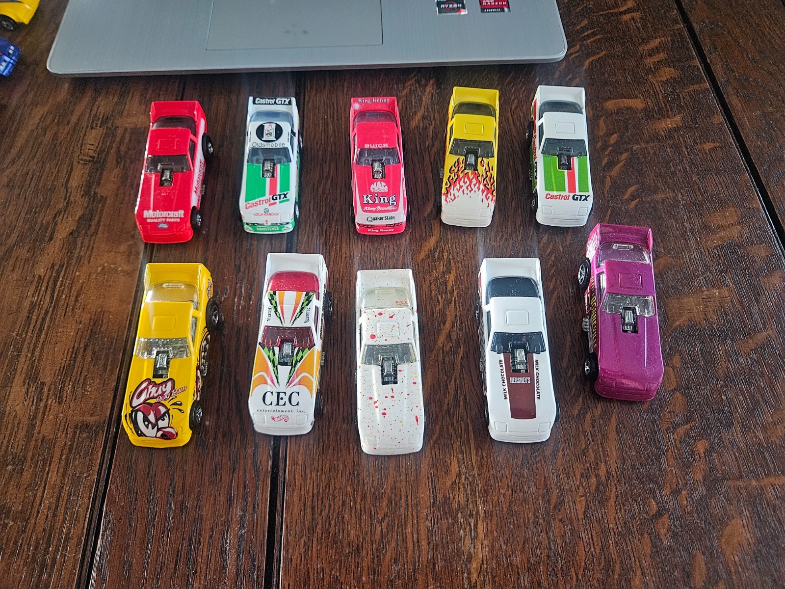 Hot Wheels Funny Car Dragster Lot A (10) Loose Cars