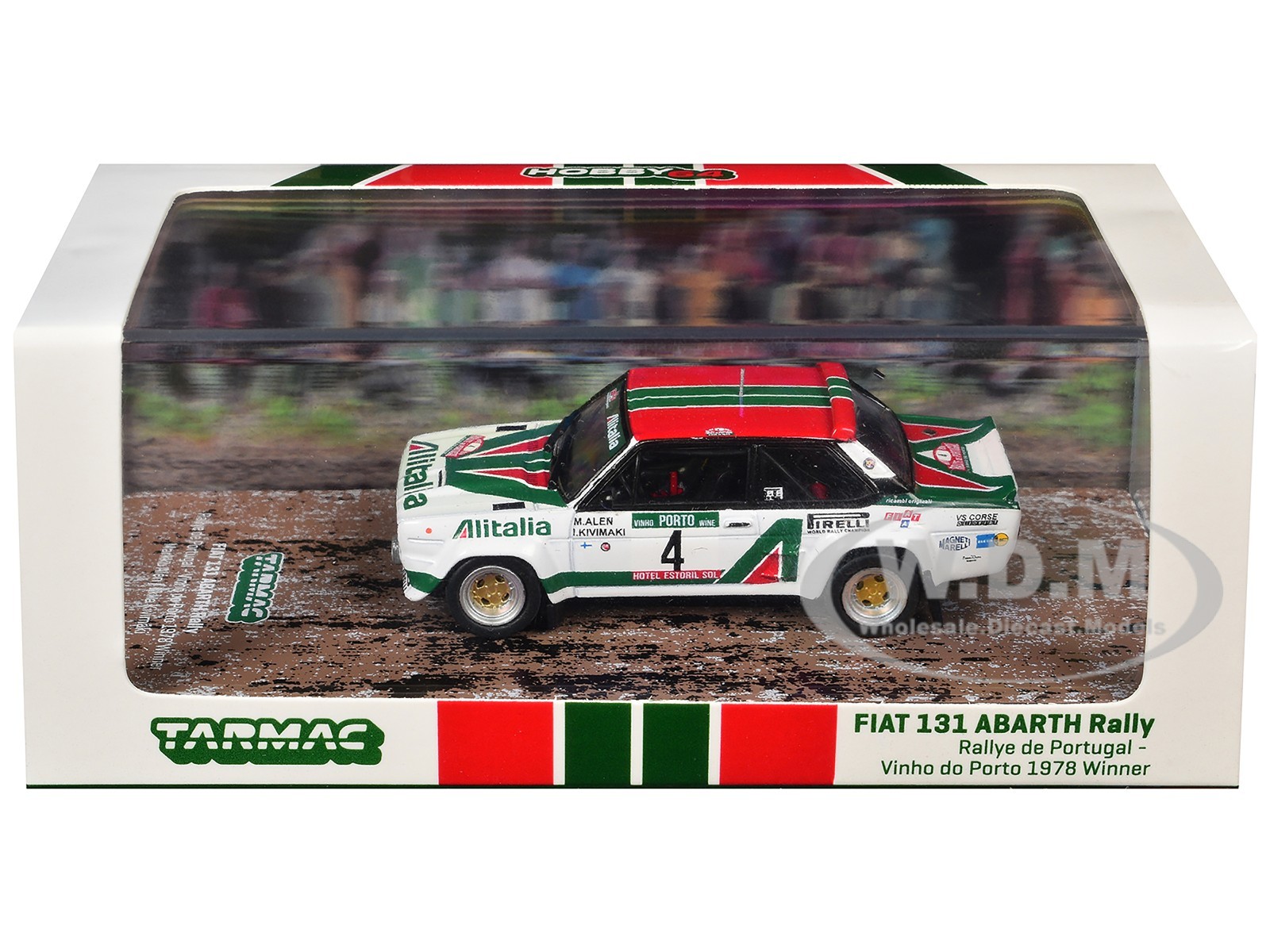 FIAT 131 ABARTH RALLY #4 WINNER RALLYE PORTUGAL 1978 1/64 TARMAC T64-094-78RP04