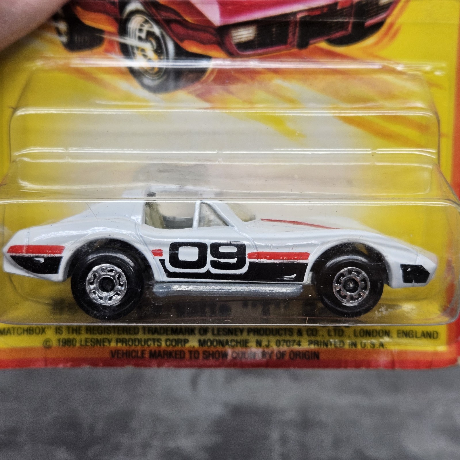 Matchbox Superfast Chevy Corvette Lot (2) White Black 1979 Sealed
