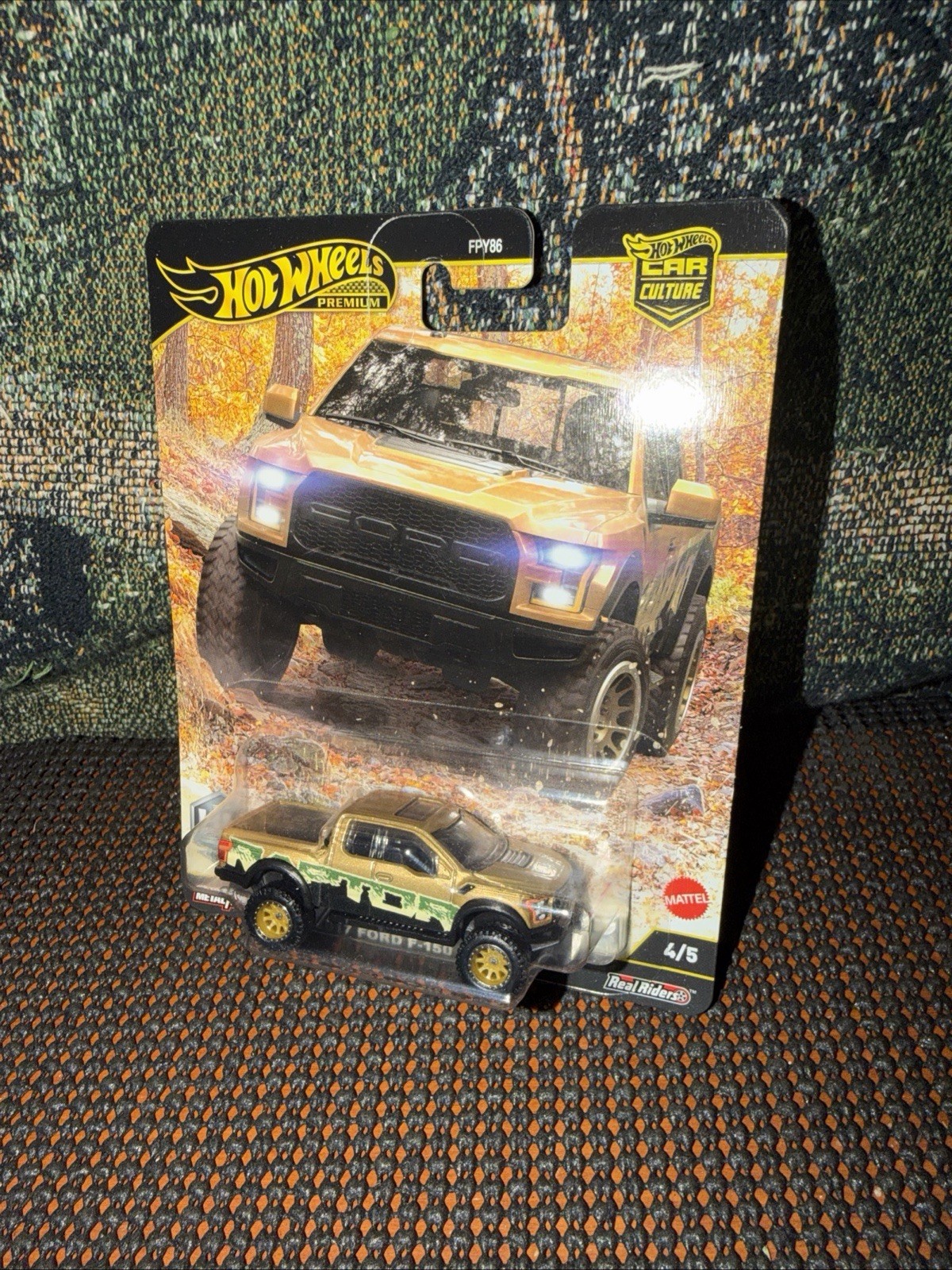 Hot Wheels Premium 2017 Ford F-150 Raptor Real Riders 1:64 Scale HW Off Road New