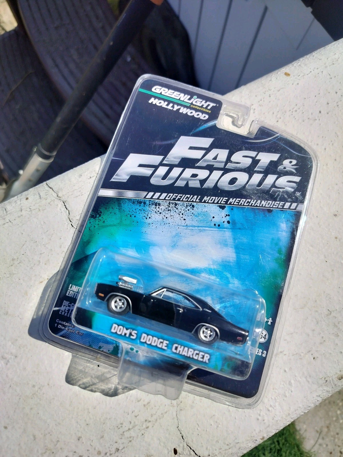 GreenLight Fast & Furious 1970 Dodge Charger Dom’s 1:64 Black Super Rare Chase