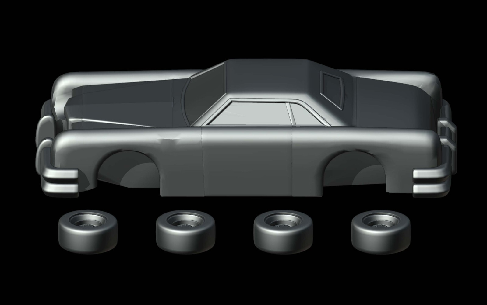 Lincoln Continental Mk. III “The Car” (1977) 1/87 1/64 1/43 1/32 1/24 1/25