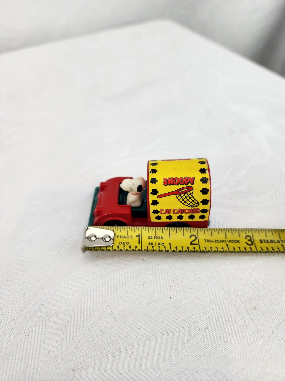 VTG Aviva Peanuts Snoopy Cat Catcher Die Cast Truck. Snoopy Corp. 1958-1966