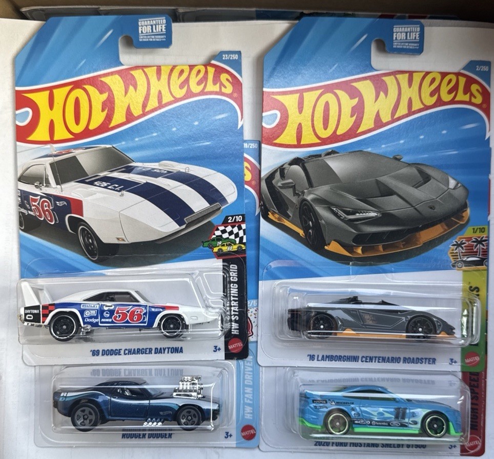 2026 Hot Wheels NEW Kroger Exclusive Set Of 4 Cars