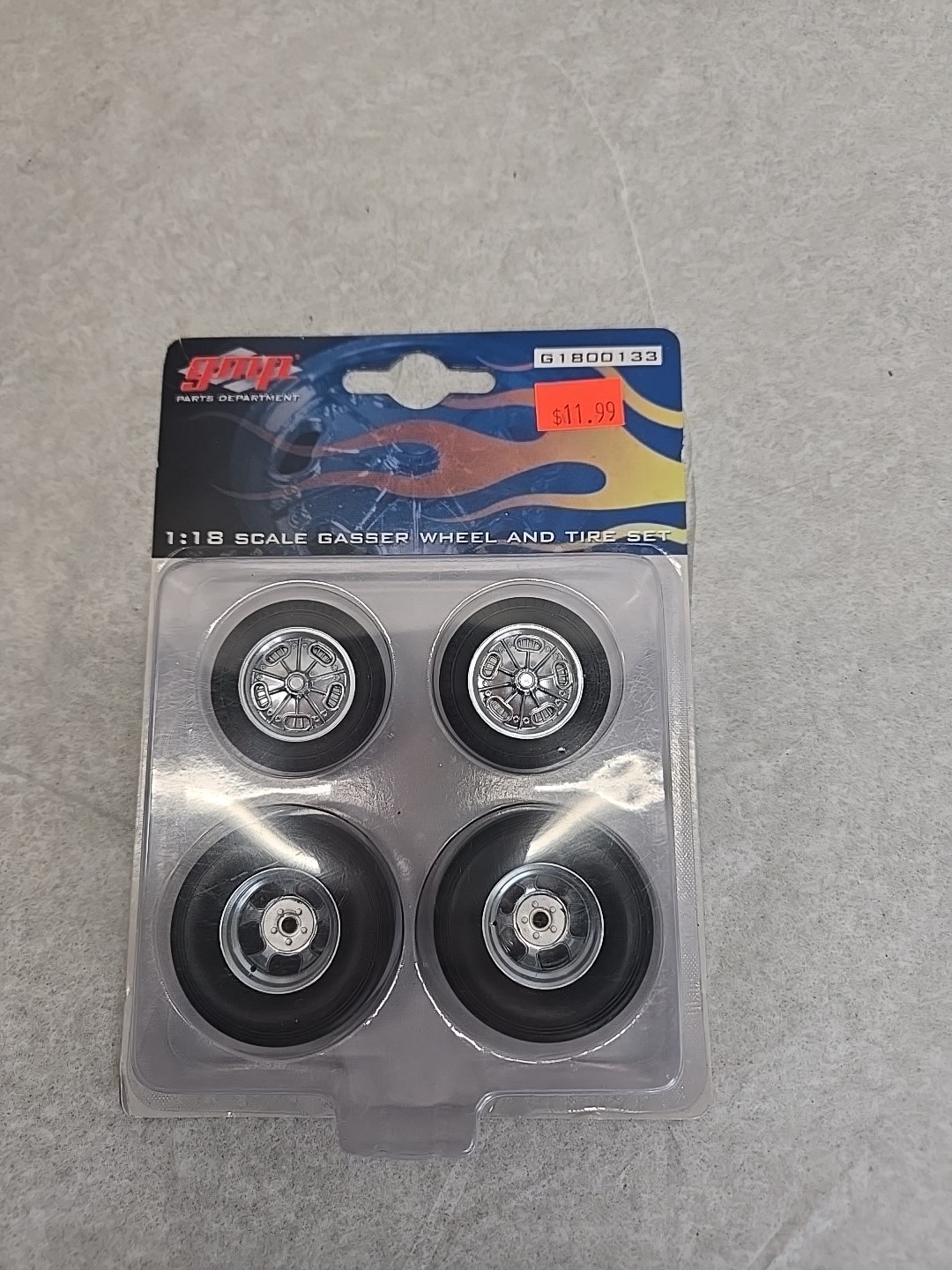 GMP 1/18 GASSER WHEEL AND TIRE SET G1800133