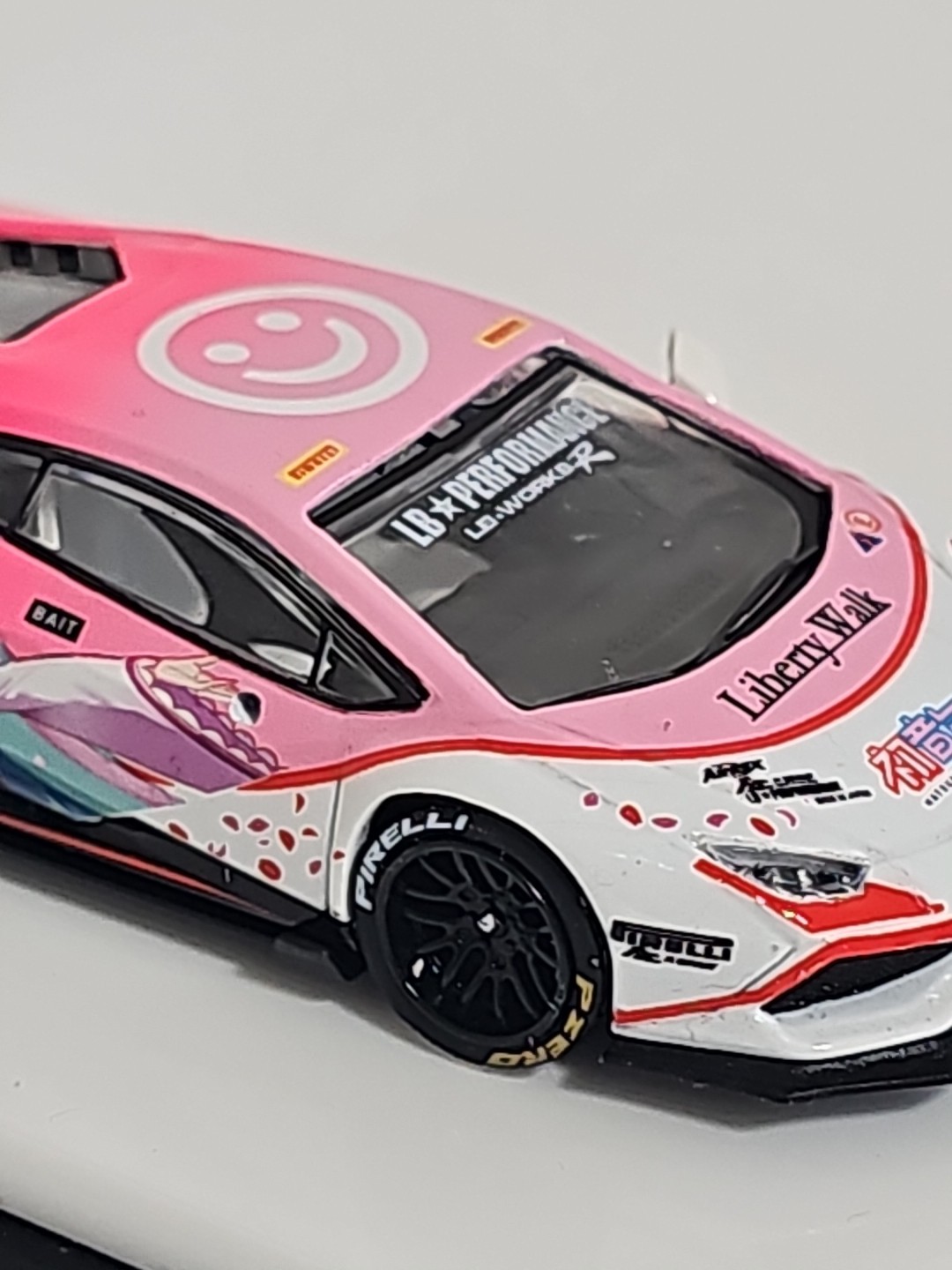King Model Lamborghini Huracan LP610 LB 1.0 Hatsune Blue 1:64