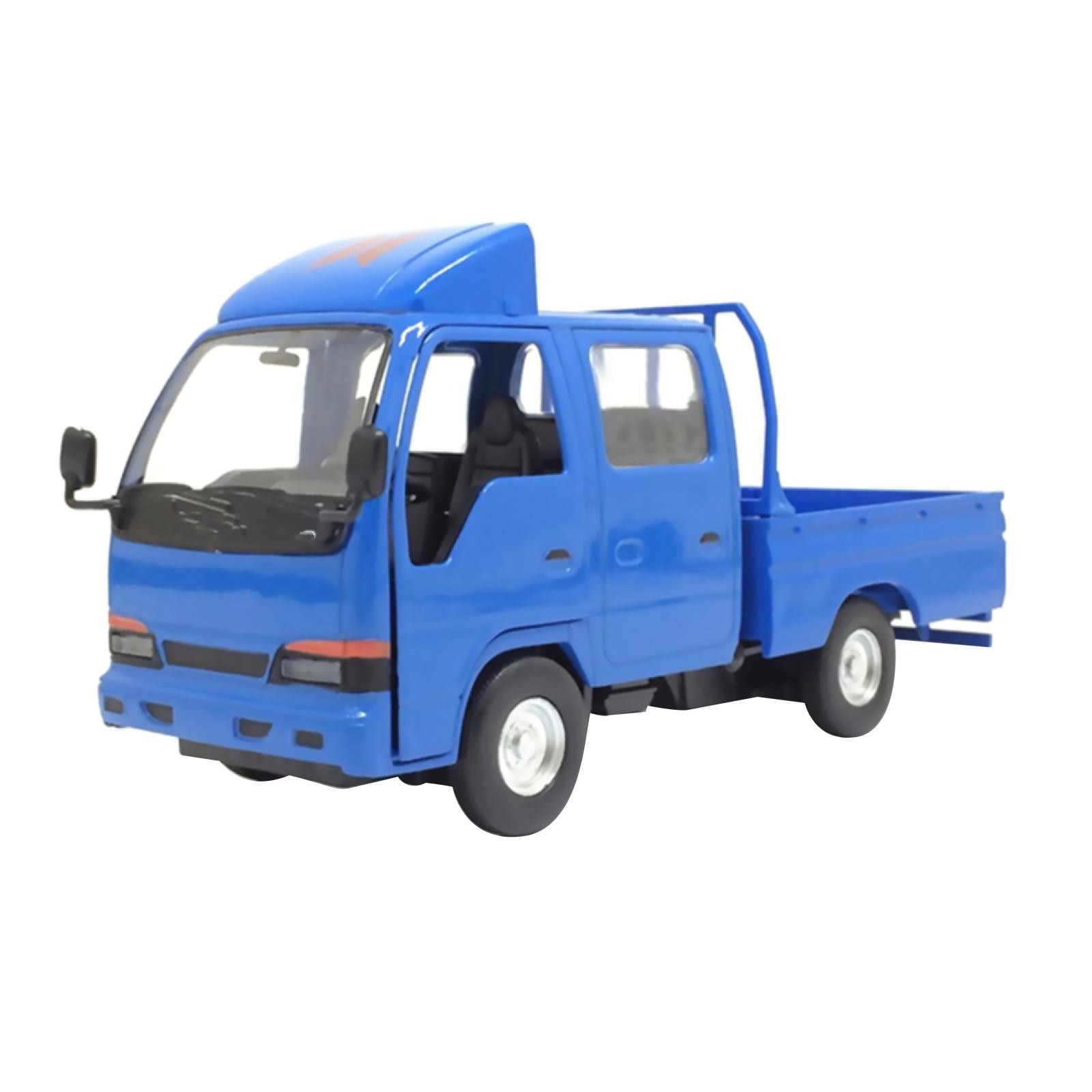 1/32 Blue Model Toy Car With Pull Back&Sound Light For ISUZU NHR Pickup Truck