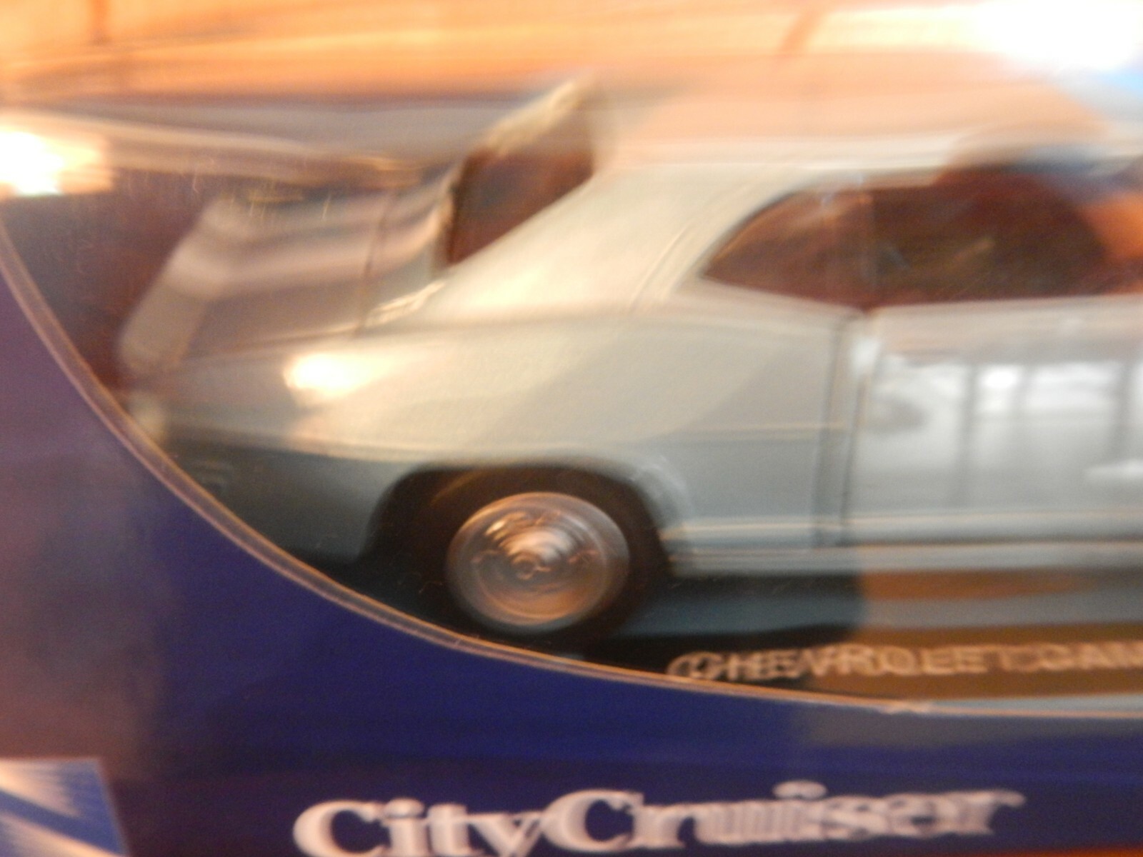 New Ray City Cruiser Chevy Camaro Z28 Light Blue White Stripes 1:32 New