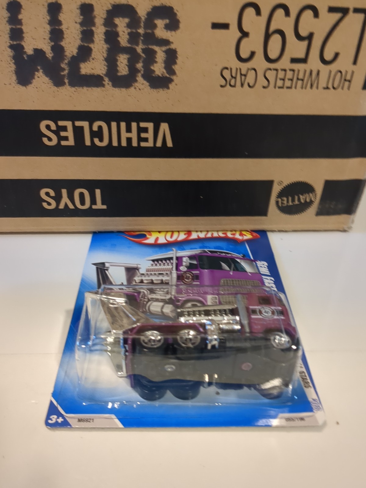 2008 HOT WHEELS ALL STARS “ SEMI-FAST II “ #055 Purple Variant Htf