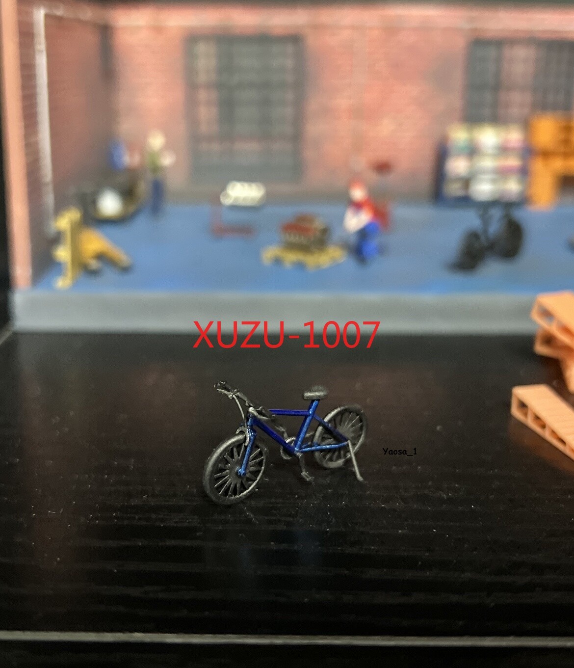Diorama 1/64 Model Bike Model DIY Garage Bicycle Model Display Scene Model Prop