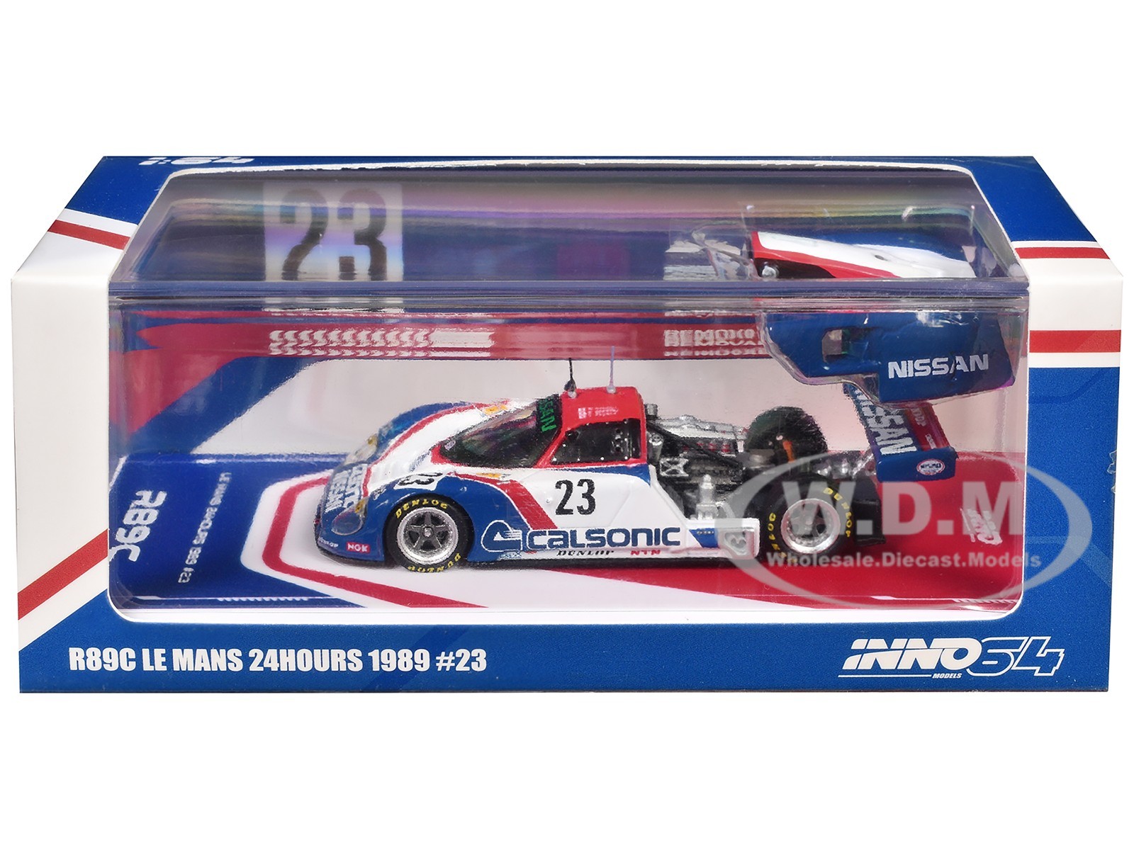 NISSAN R89C #23 “24H OF LE MANS” (1989) 1/64 BY INNO MODELS IN64-R89C-89LM23