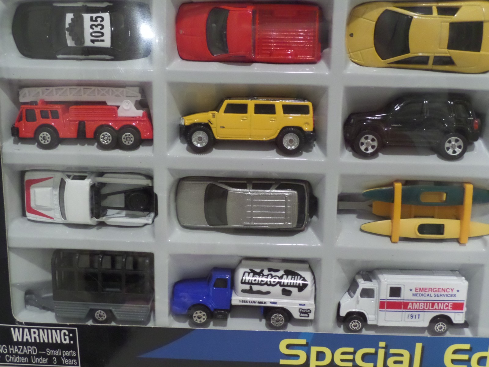 Vintage Kid Connection 25 Die Cast Vehicles 1:64 Special Edition Cars Truck Fire