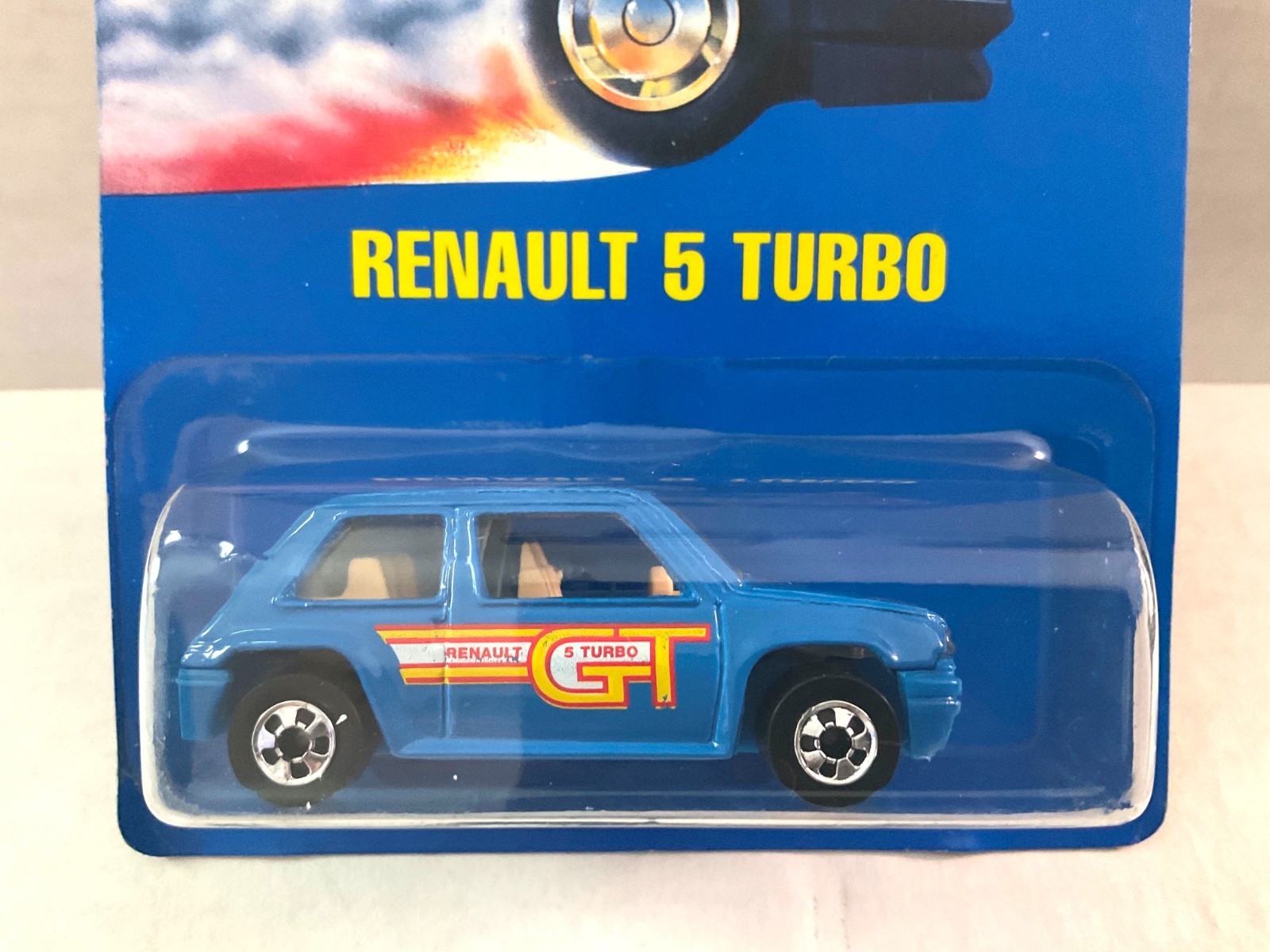 Hot Wheels RENAULT 5 TURBO – 1990 BLUE CARD – Canada ONLY! NNO – BLUE