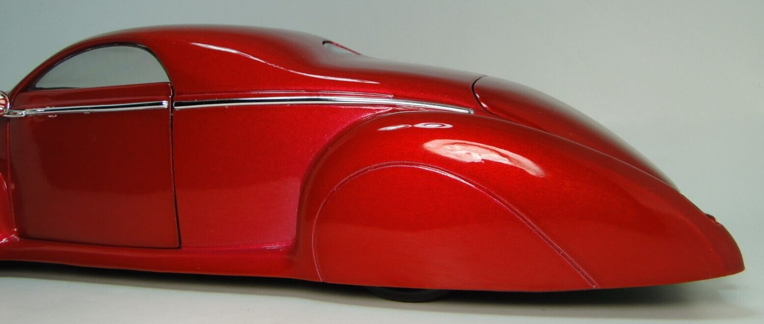 Hot Rod Ford Mecury Merc Chopped Dragster1:18Race Car Racing12Custom24Racer Red