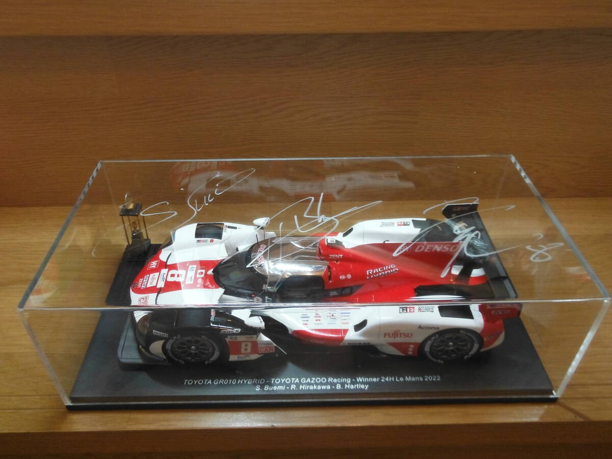 18LM22 1/18 GR010 Hybrid No.8 Le Mans 2022 Winner S. Buemi Ryo Hirakawa B.