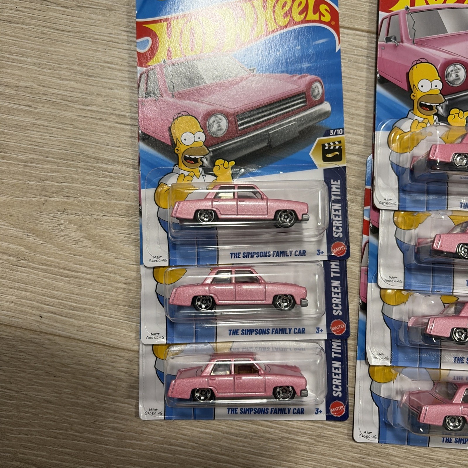 Hot Wheels The Simpsons Family Car 2026 Case E -F Lot Of 10