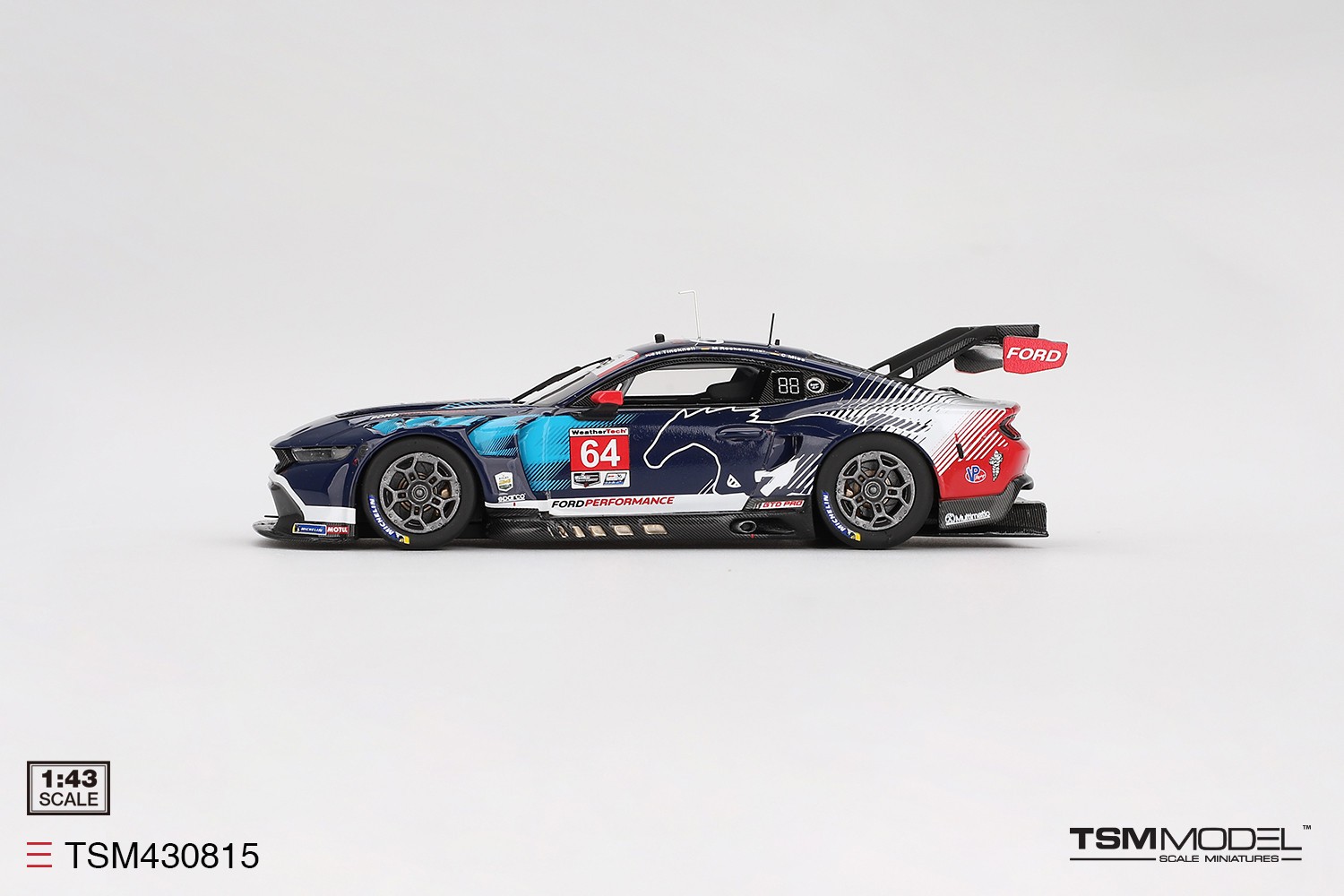 TSM-Model Ford Mustang GT3 – Multimatic – 2024 24hr Daytona 1:43 Car TSM430815