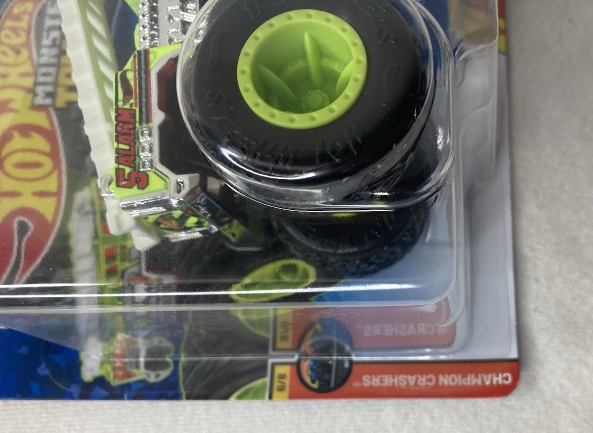 Mattel Monster truck – Hw 5 Alarm diecast truck 1:64 scale lime green color