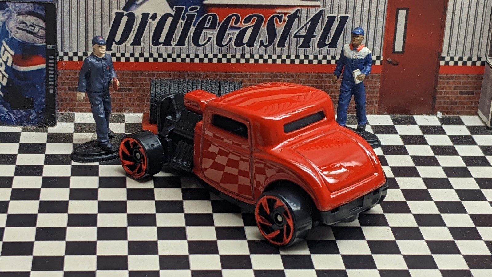 HOT WHEELS 1932 FORD LOOSE 1:64 SCALE CUSTOM “RED” COLLECTION SERIES