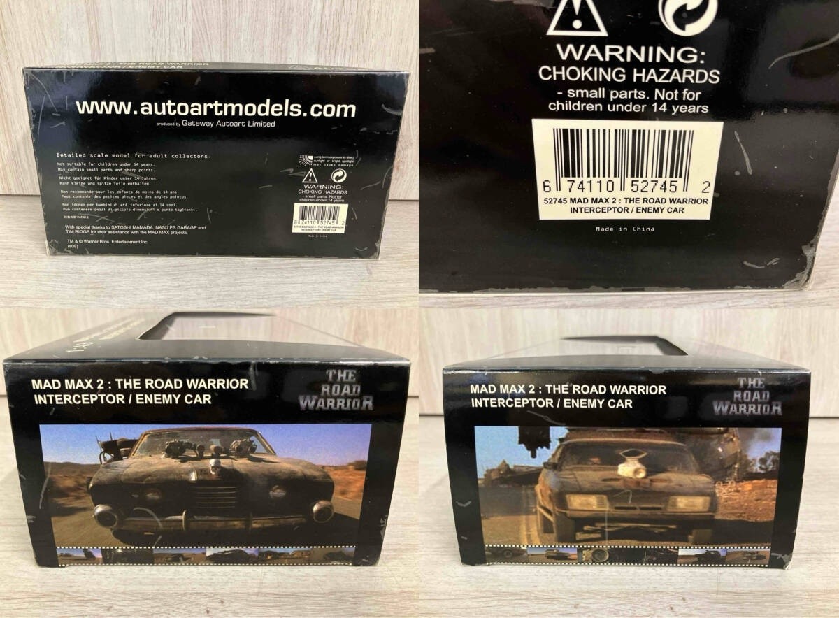 AUTOart 1/43 MAD MAX 2 The Road Warrior INTERCEPTOR Enemy Car Ford Set 52745