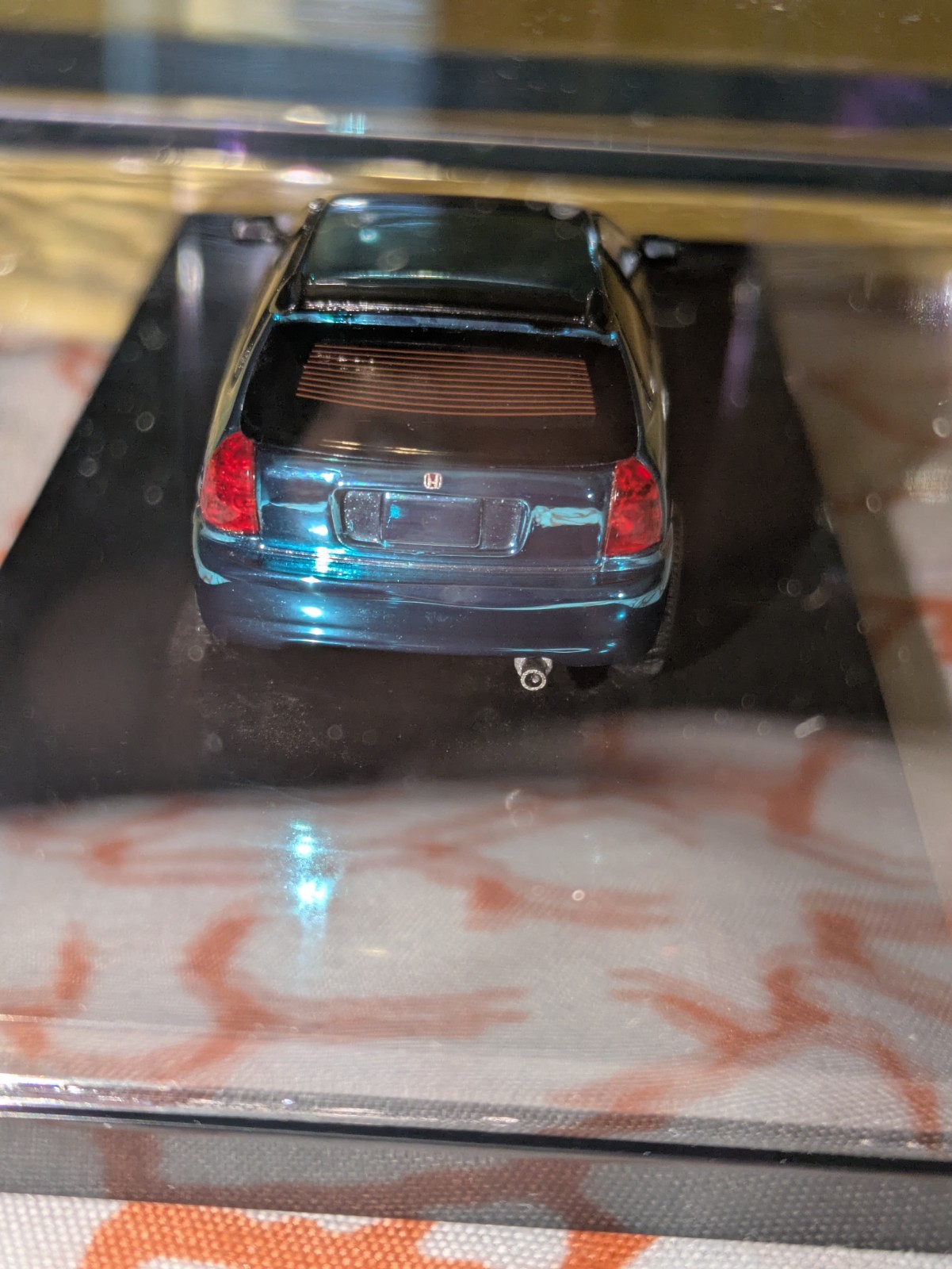 Motorhelix 1:64 Civic Ek9 Custom Chrome Color Diecast