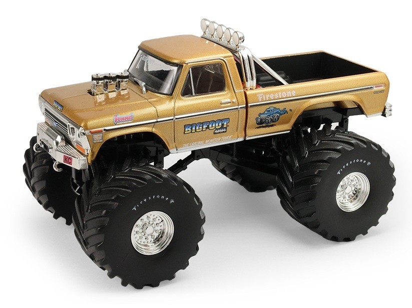 Greenlight 88061 Bigfoot #1 50th Gold 1979 Ford F-250 Monster Truck 1:43 Scale