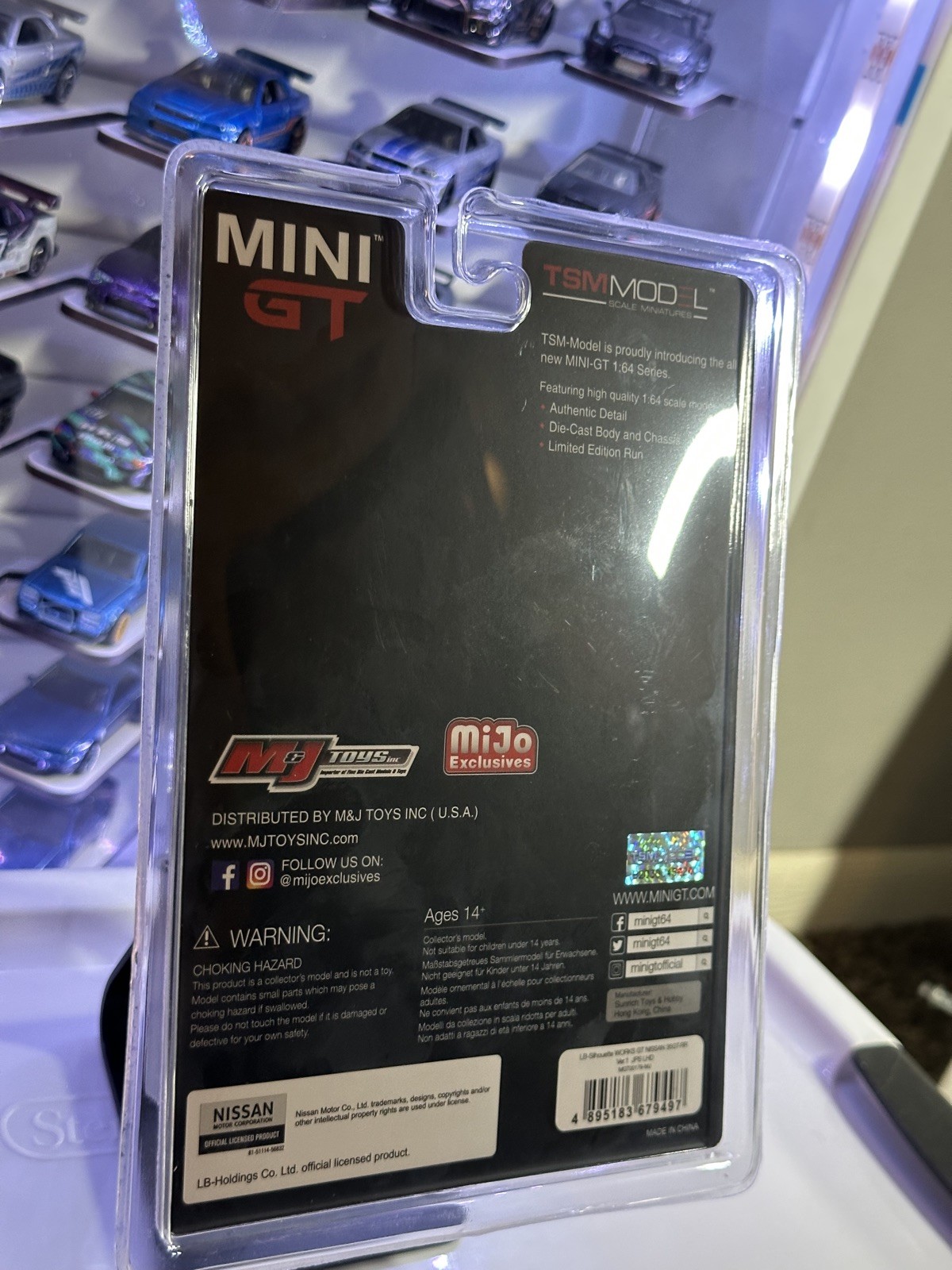Mini GT Liberty Walk LB Nissan GT-R R35 Black 1/3000 #179 Mijo Brand New Sealed
