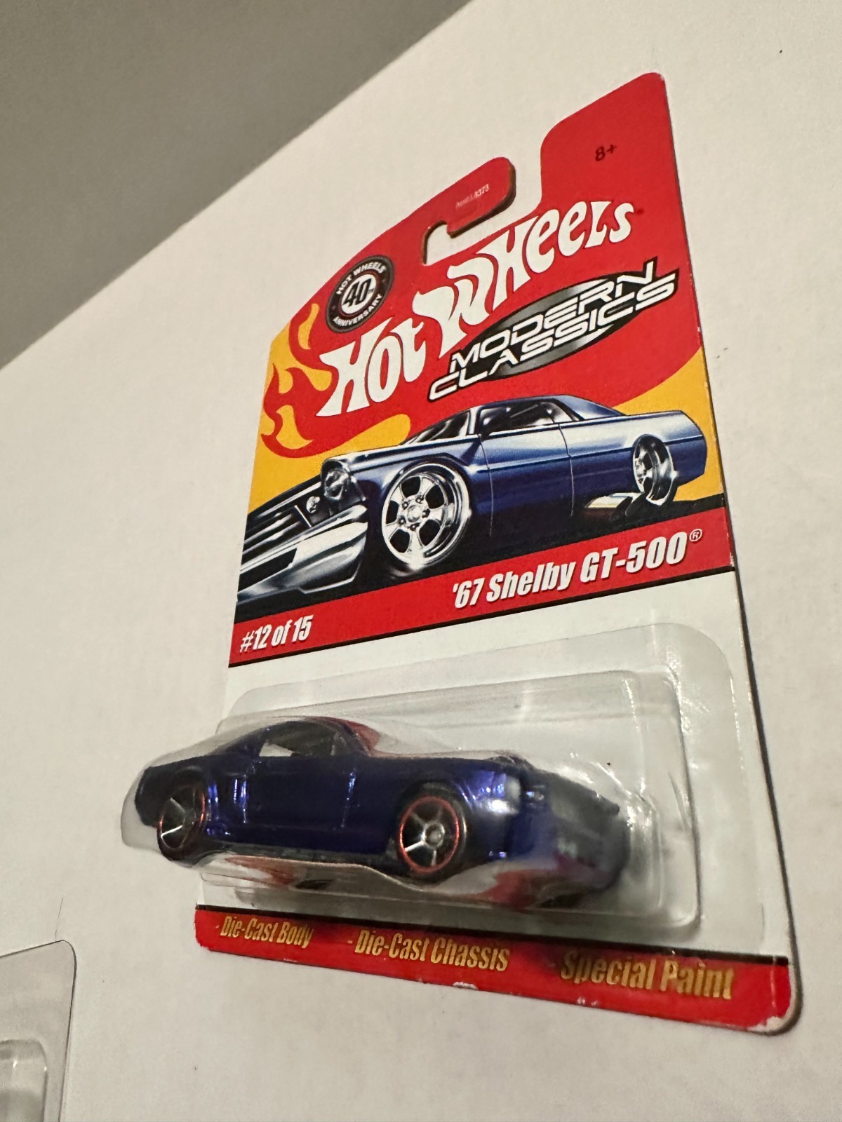 Hot Wheel Modern Classics 12 of 15 – 67 Shelby GT-500 – Blue -w/Protector