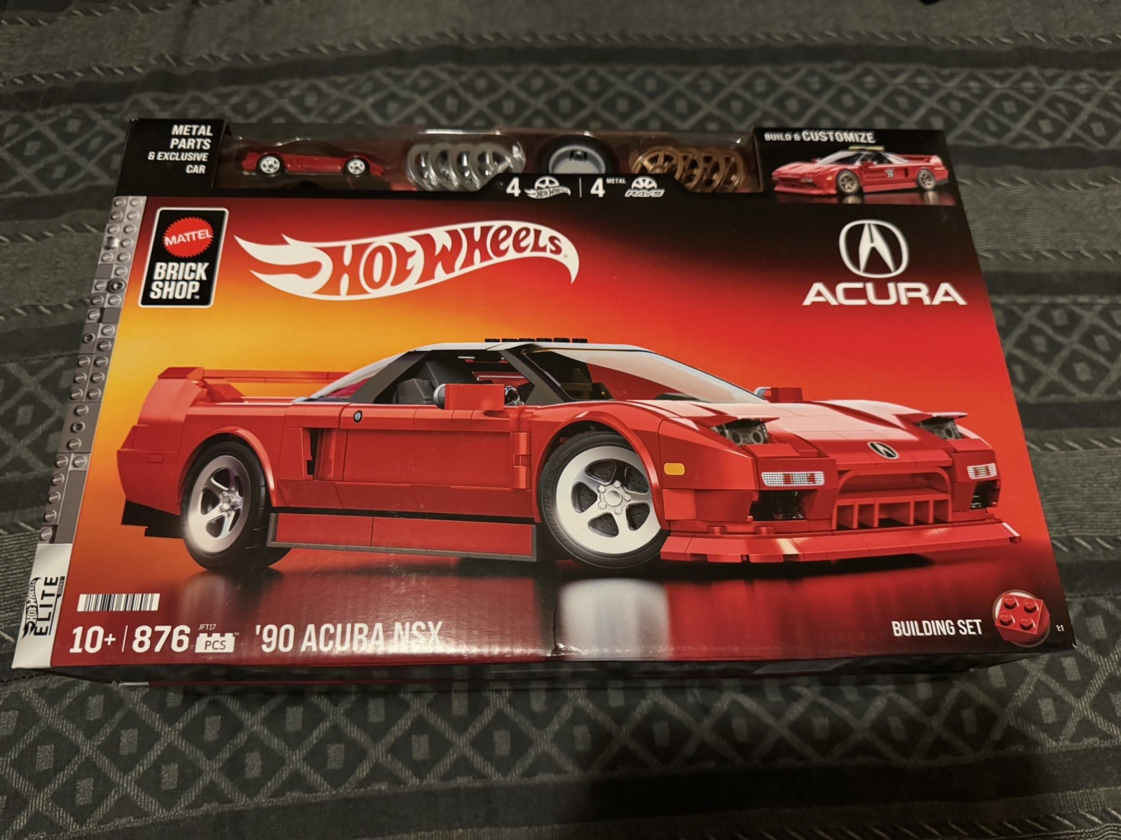 Mattel Brick Shop Hot Wheels ‘90 Acura NSX Building Toy