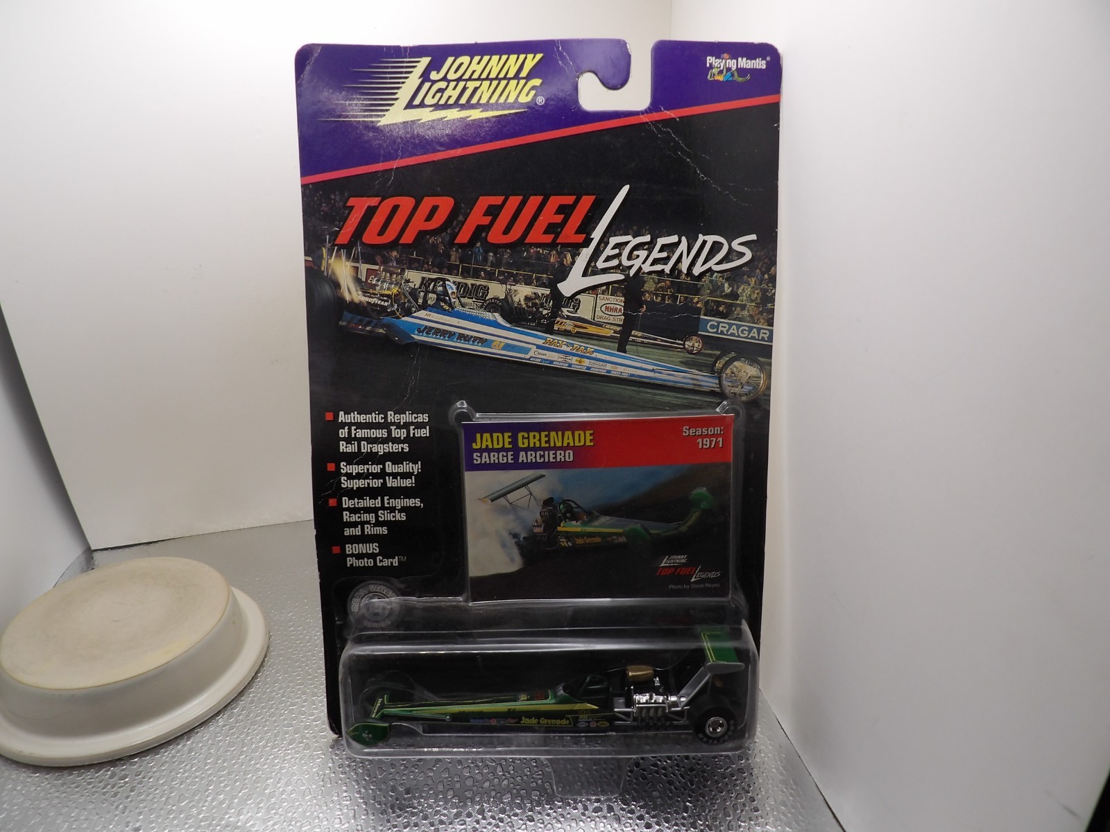 JADA GRENADE TOP FUEL DRAGSTER 1999 JOHNNY LIGHTNING TOP FUEL LEGENDS 1:64
