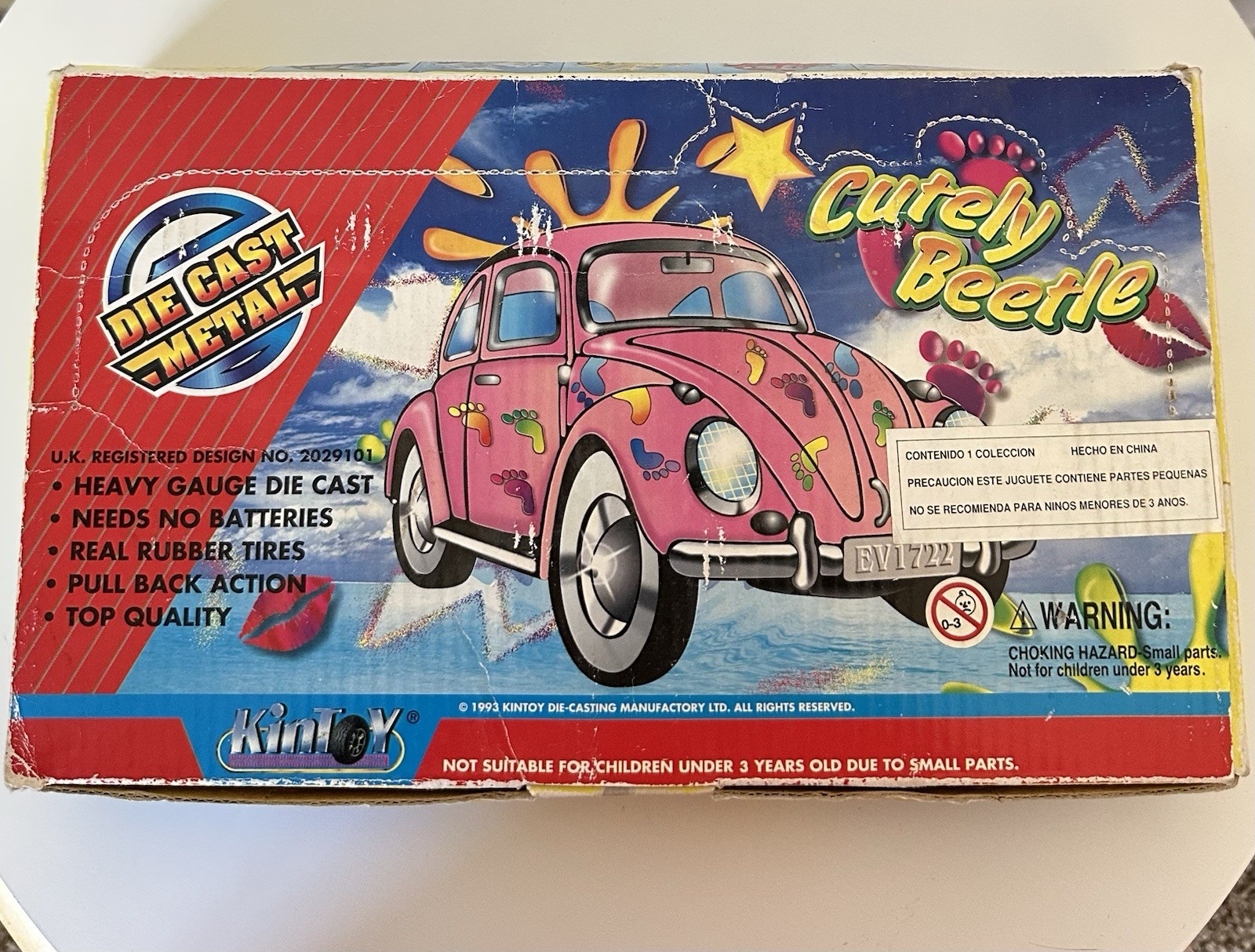 Group Of 12 Mini VW Cutely Beetle cars With original Box With 6 Different Colors
