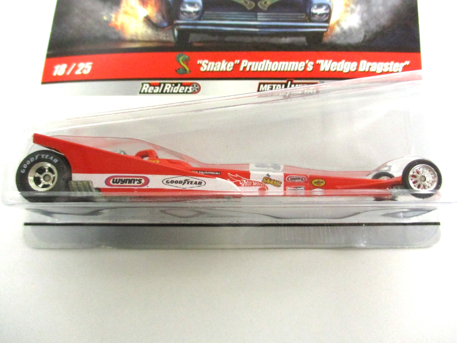 HOT WHEELS – DRAG STRIP DEMONS – DON “THE SNAKE” PRUDHOMME T/F WEDGE DRAGSTER