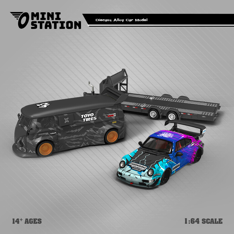 Mini Station 1:64 RWB 964/Targa/T1 Model Car