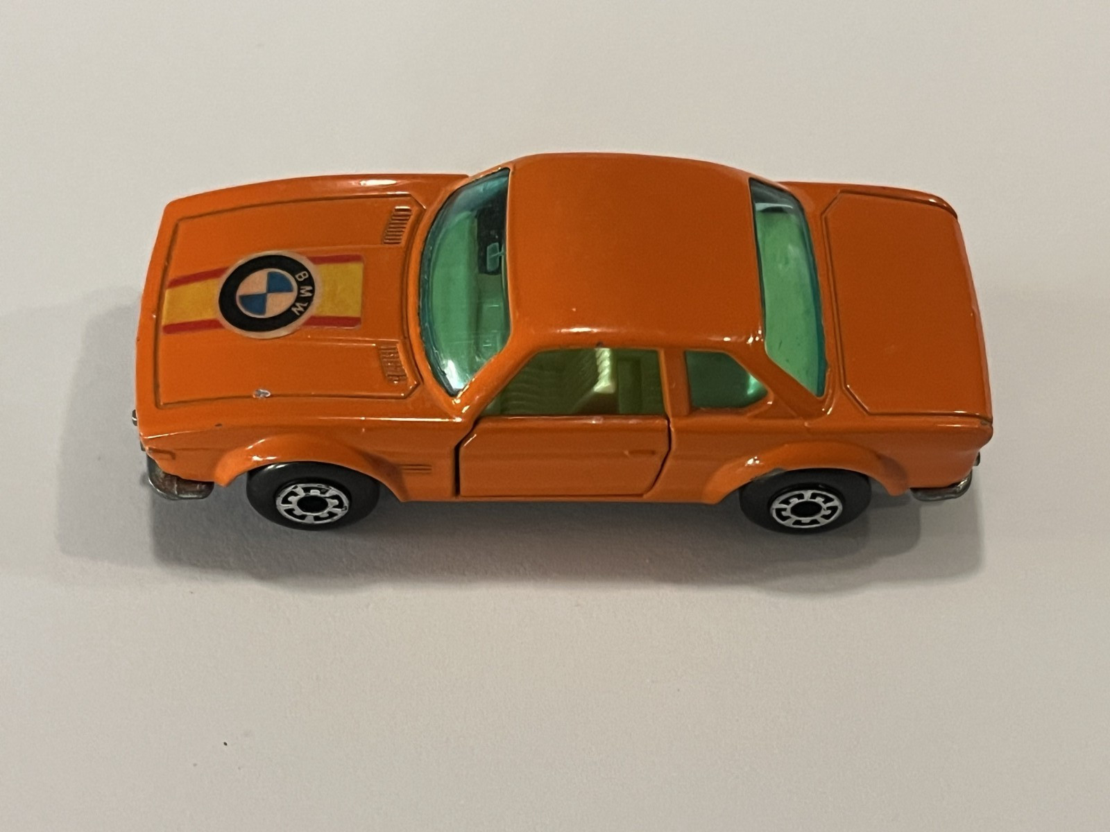 1976 Matchbox Lesney Superfast Orange BMW 3.0 CSL #45 1:64 Opening Doors VG