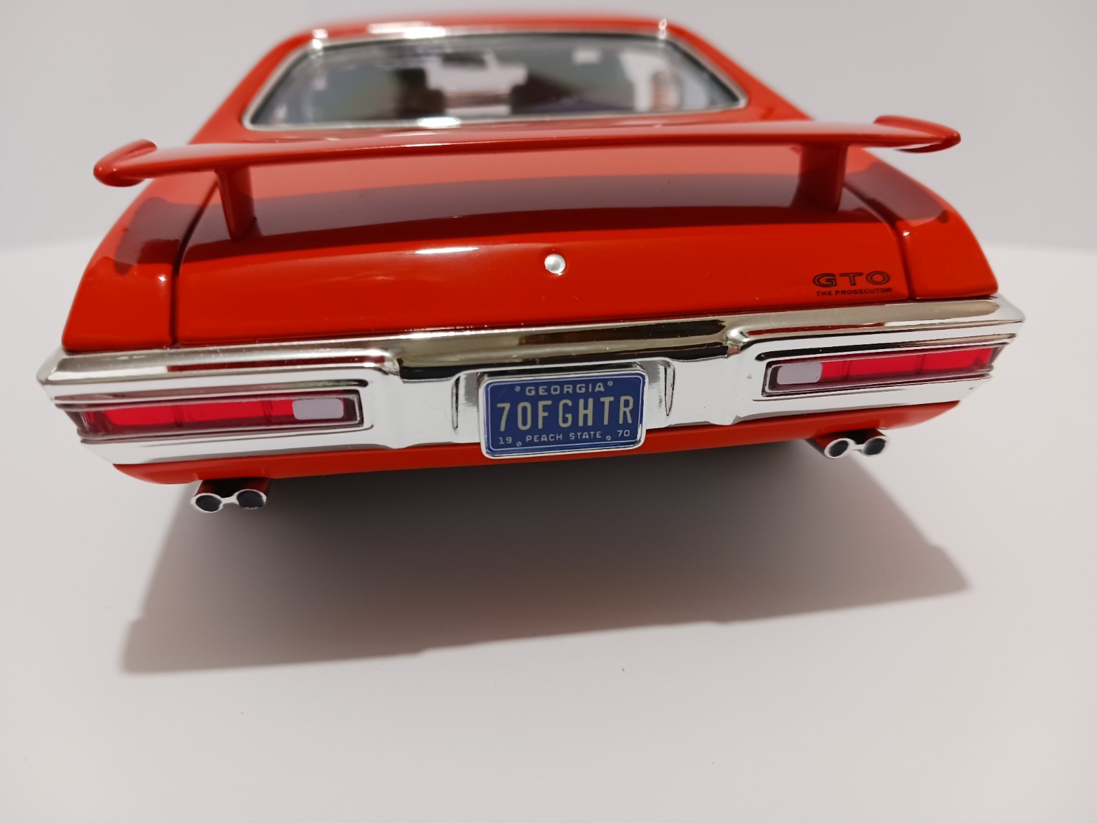 1:18 1970 PONTIAC GTO “THE PROSECUTOR” STREET FIGHTER in CAROUSEL RED, by ACME