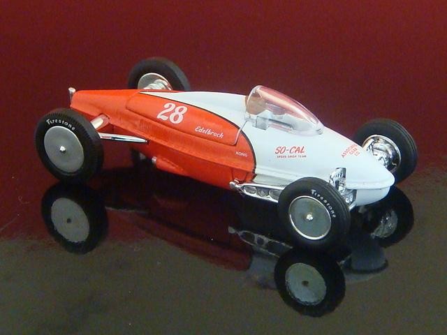 1948-1950 So Cal Speed Shop Belly Tanker Ford V8 Flathead Lakester 1/64 Scl LE F