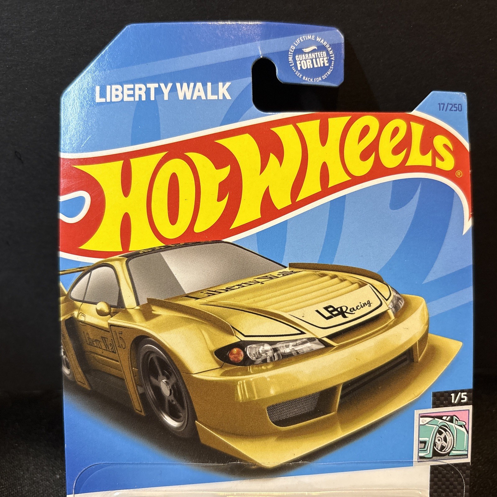 NEW SEALED HOT WHEELS LB SUPER SILHOUETTE NISSAN SILVIA S15 GOLD LIBERTY WALK