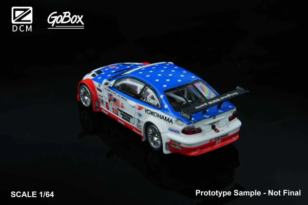 DCM X GOBOX 1:64 BMW M3 GTR E46 Flag Yokohama #6