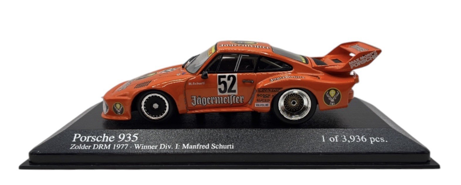 Minichamps 1/43 Porsche 935 Jaegermeister DRM Div.1 1977 #52 400776352