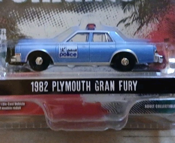 GREENLIGHT Hollywood Series 43 TRUE ROMANCE 1982 PLYMOUTH GRAN FURY 1:64 Scale