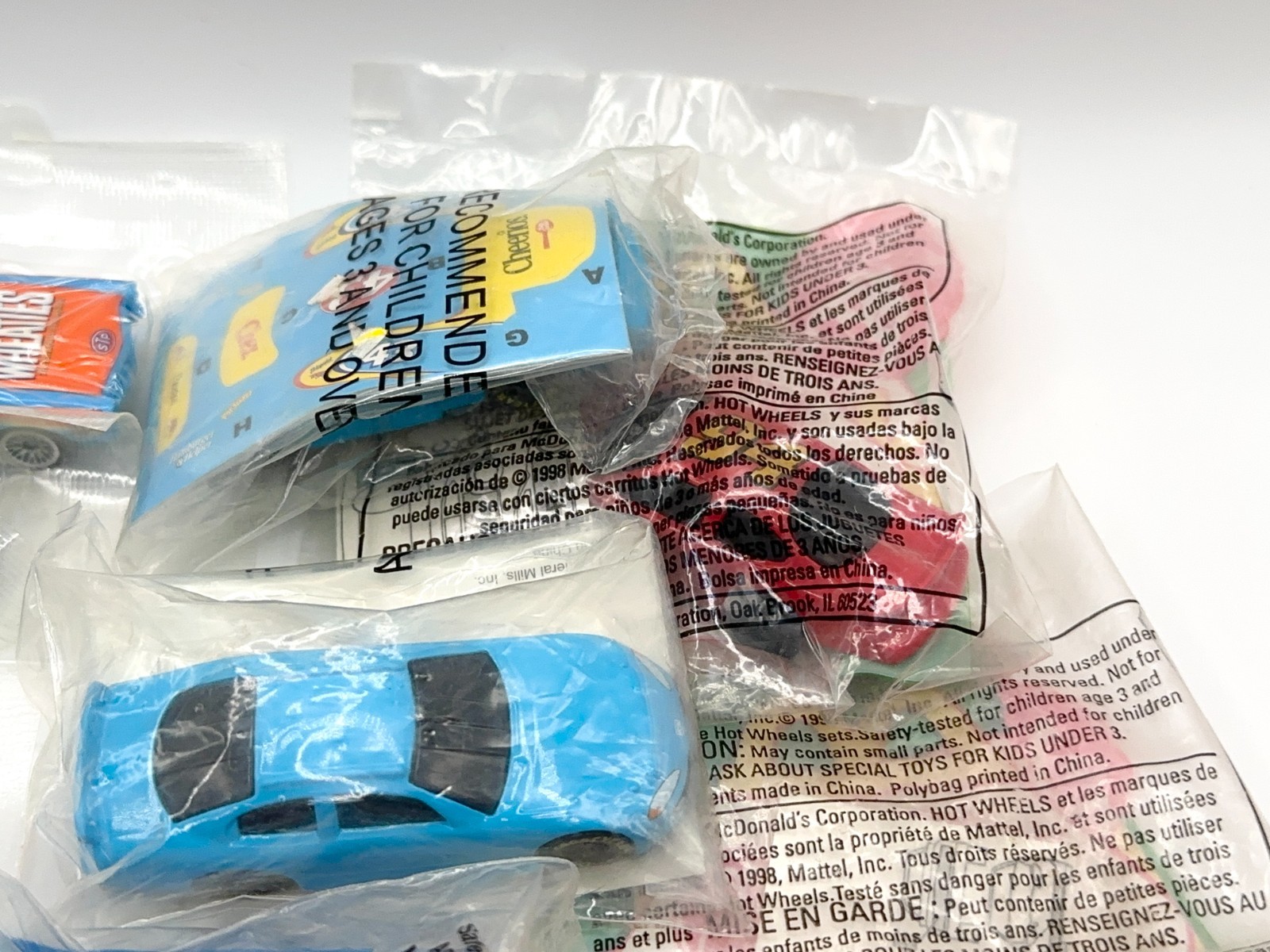 (20+) Hot Wheels & LEGO Cereal Baggie Richard Petty & More Lot of Cars SEALED!