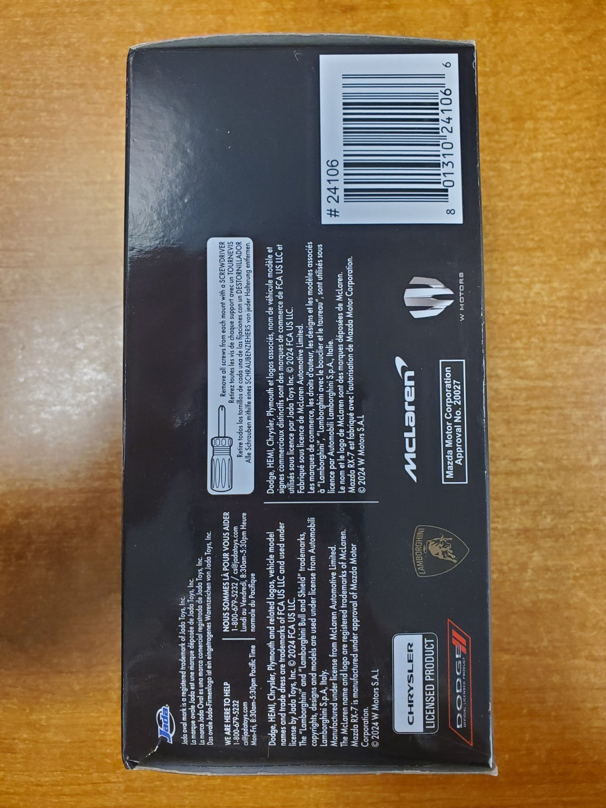 Jada Pink Slips McLaren 720S *Orange & Black* 1:32 Die-Cast Car – E15C