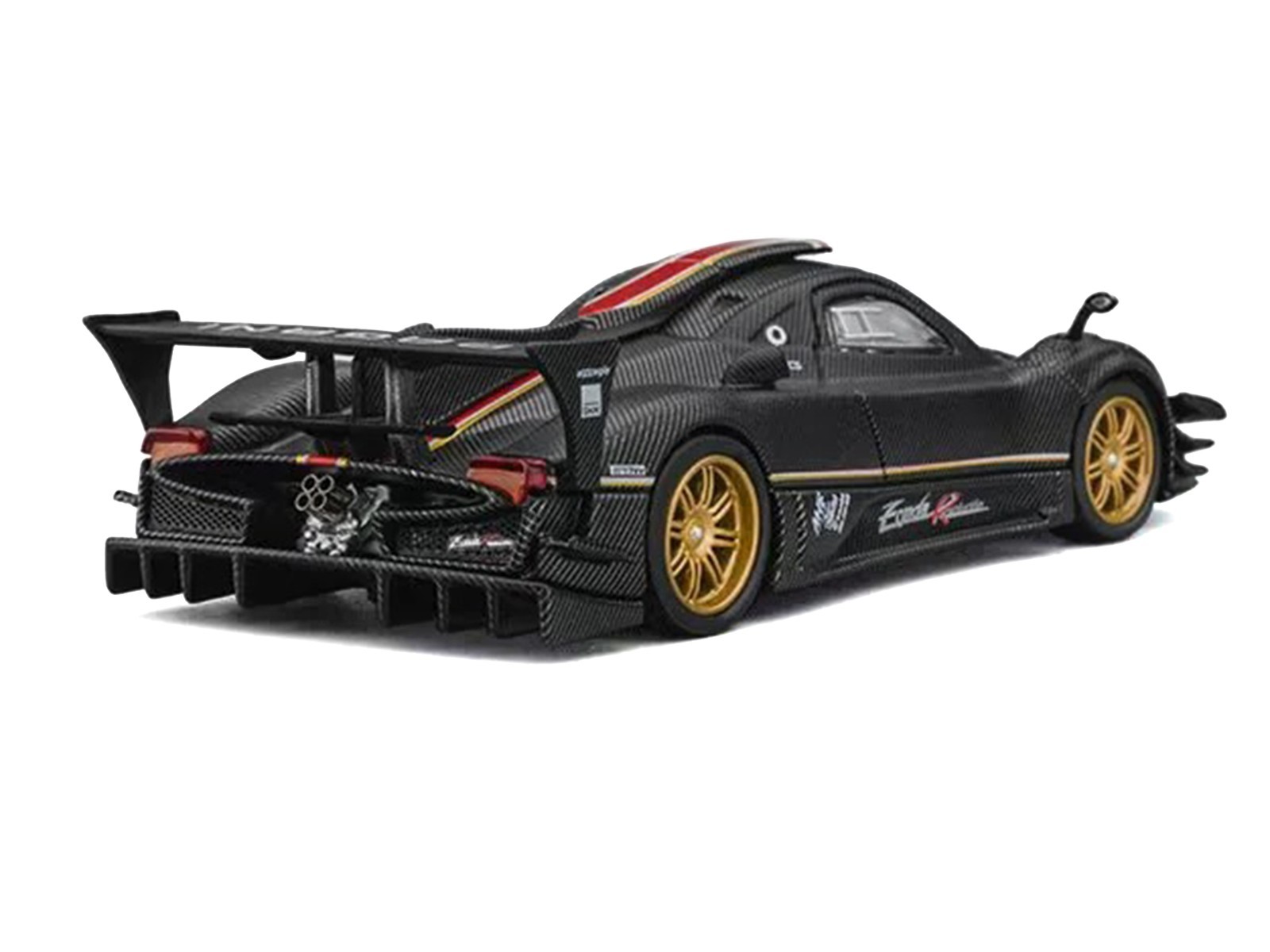 PAGANI ZONDA REVOLUCION CARBON W/EXTRA WHEELS 1/64 CM MODEL CM64-REVOLUCION-12