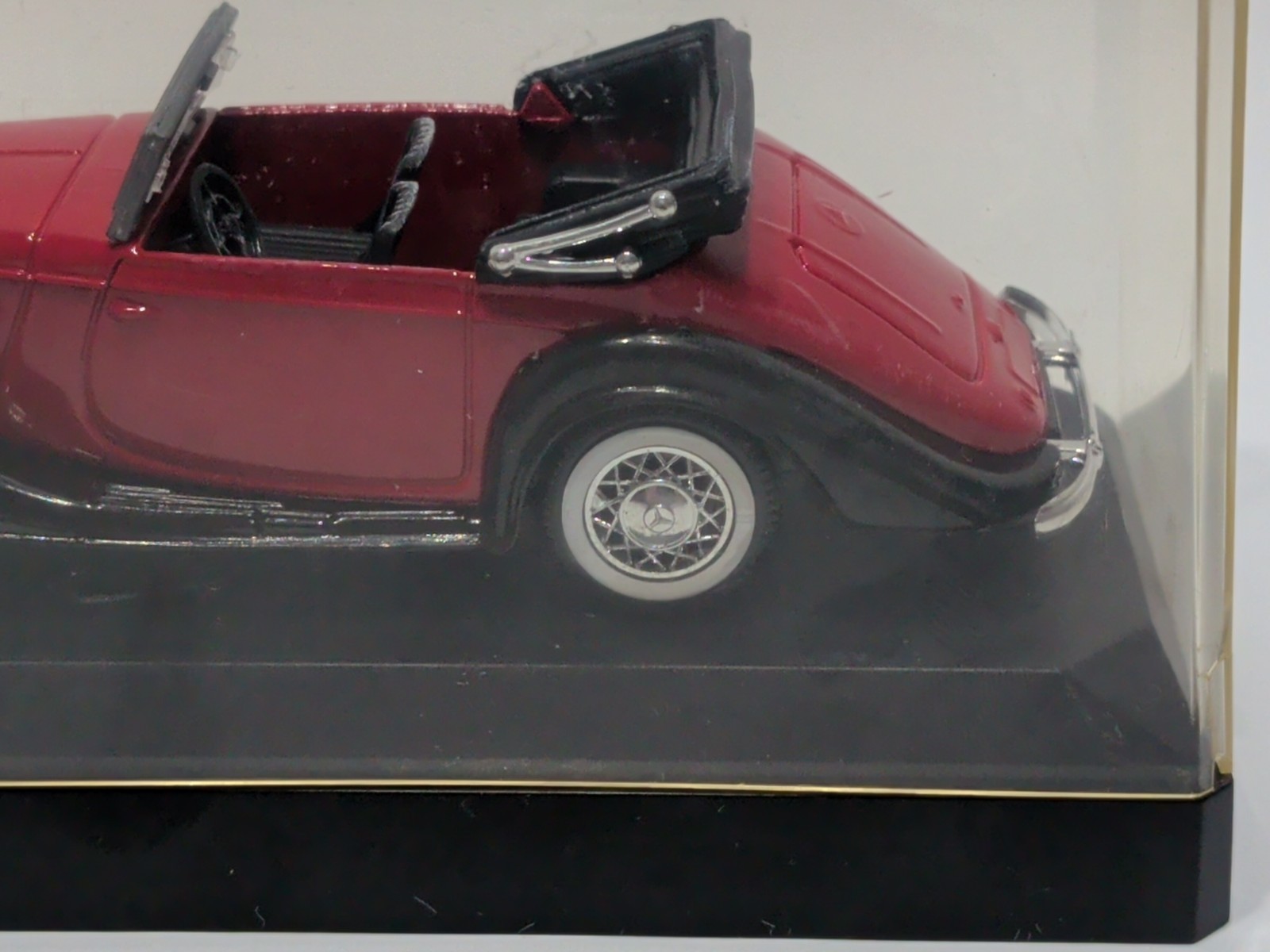 ✨VINTAGE✨ Solido Mercedes 540 K Red 1939 Cabriolet Convertible Red 4086 1/43