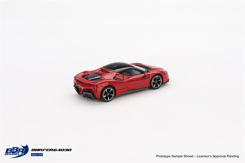 BBR 1:64 SF90 Rosso Corsa red Diecast Model Car